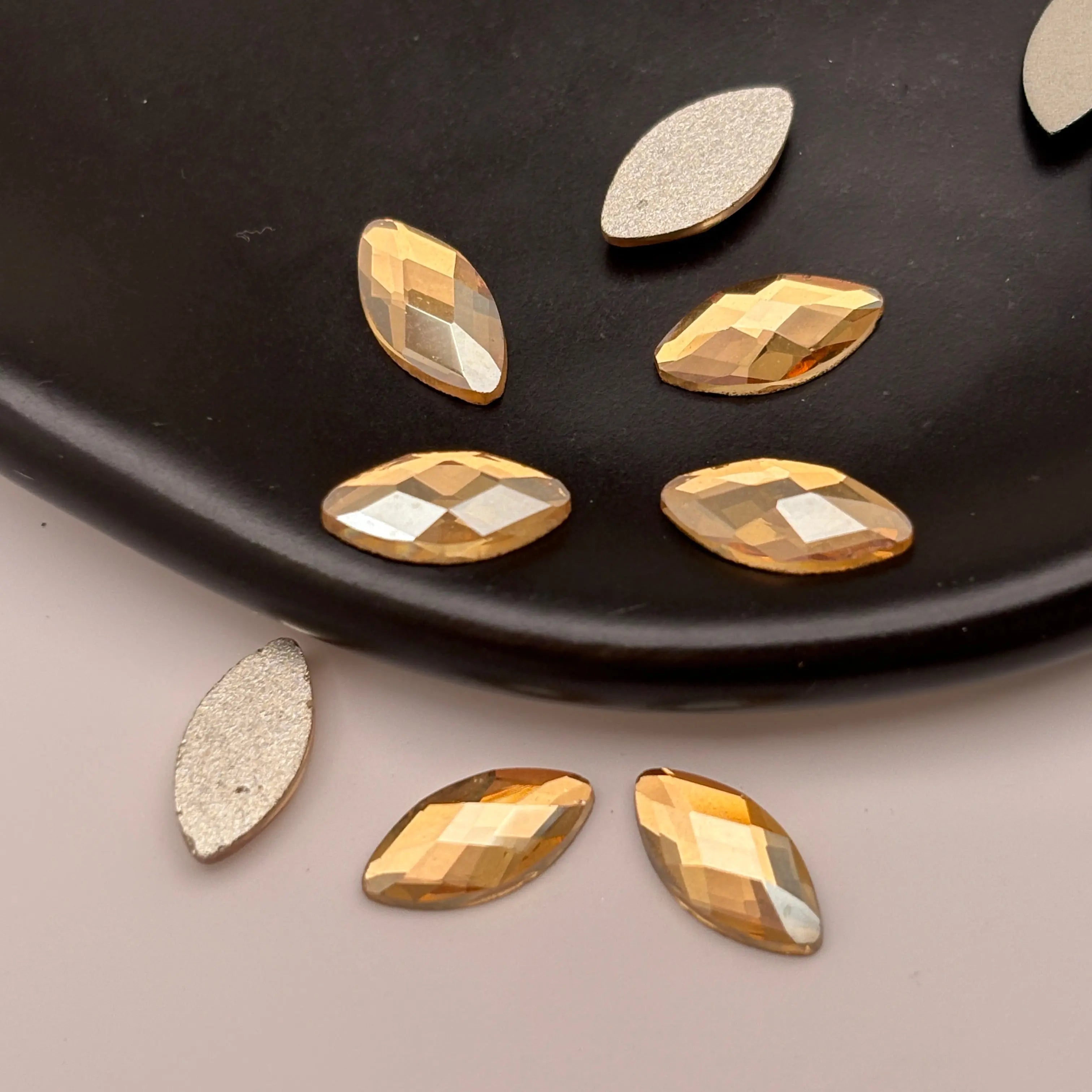 FS4576- 5*10mm Horse Eyes Flat Bottom Crystal Diamonds Colored Horse - Eye Flat - Bottom For DIY ProjectCrystal Diamonds For DIY Project Zoe's DIY Shop