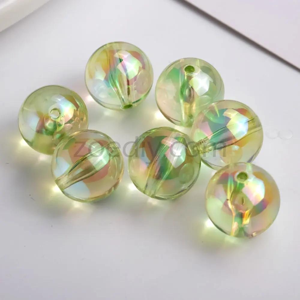 FS4635- 20mm Translucent Base Beads In Mixed Colors Zoe's DIY Shop