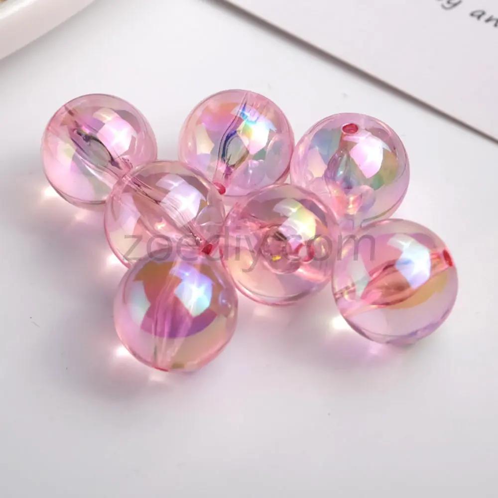 FS4635- 20mm Translucent Base Beads In Mixed Colors Zoe's DIY Shop