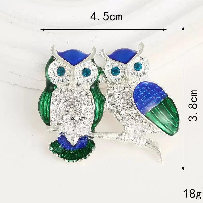 FS4681-3.5×4.8cm Owl Alloy Patch For Making Fancy Beads Zoe's DIY Shop