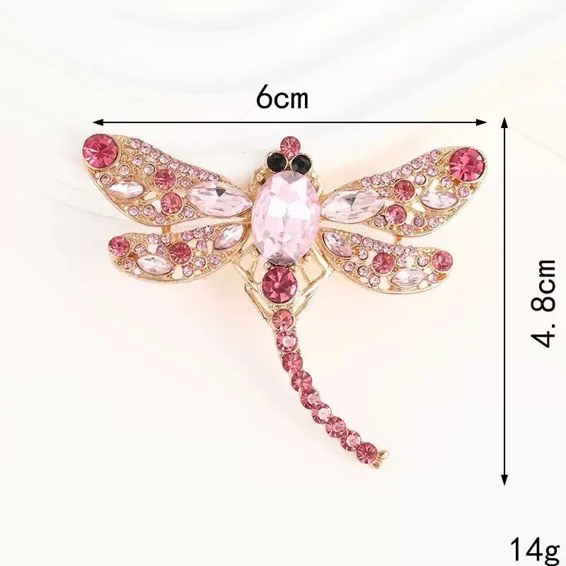 FS4690-4.8×6cm Crystal Dragonfly Diamond Crystal Patch For Making Fancy Beads Zoe's DIY Shop