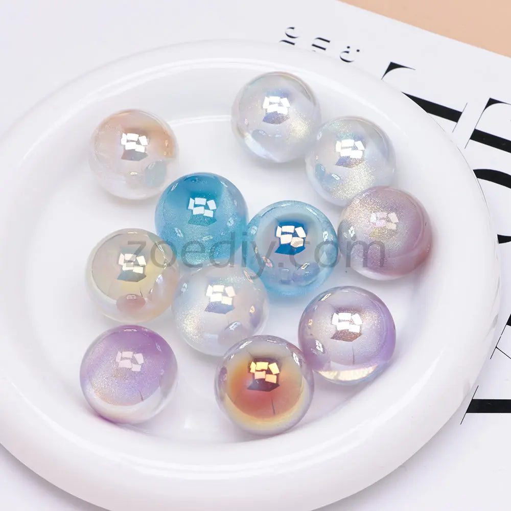 FS4693-25MM Half Hole Round Beads Zoe's DIY Shop