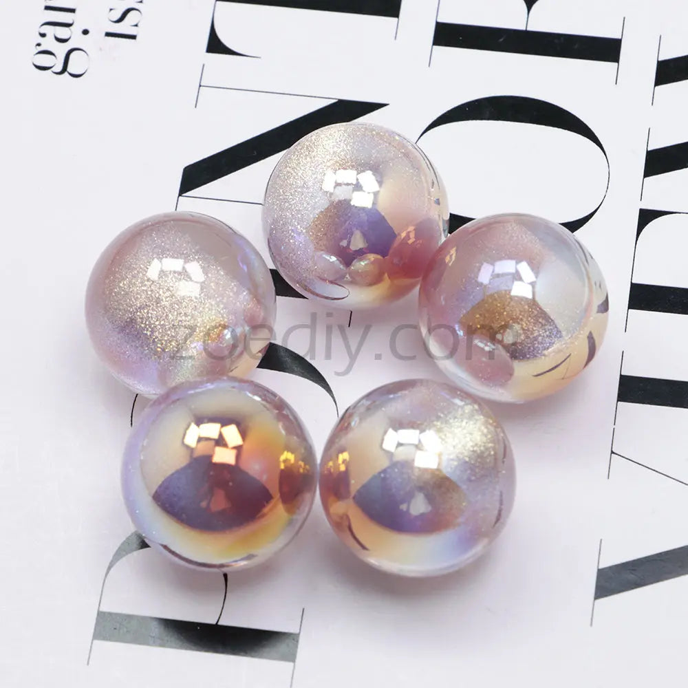 FS4693-25MM Half Hole Round Beads Zoe's DIY Shop