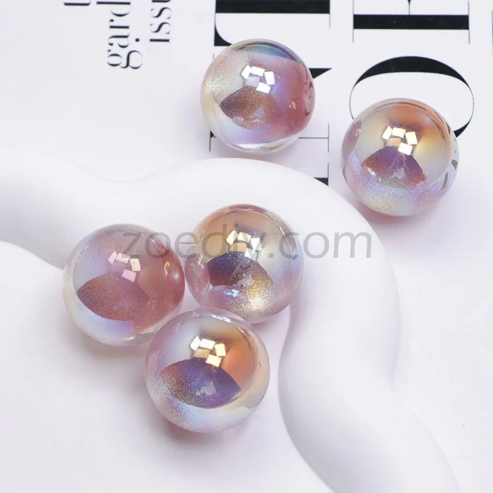 FS4693-25MM Half Hole Round Beads Zoe's DIY Shop