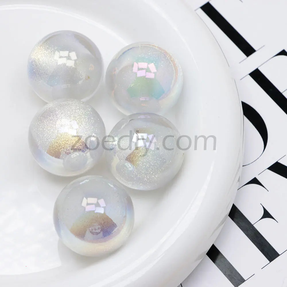 FS4693-25MM Half Hole Round Beads Zoe's DIY Shop