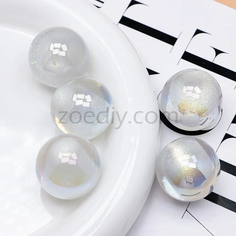 FS4693-25MM Half Hole Round Beads Zoe's DIY Shop