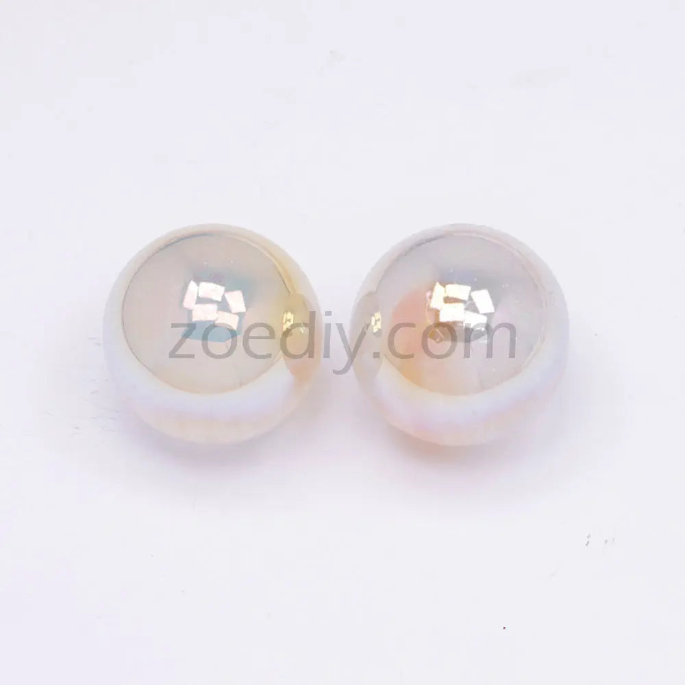 FS4693-25MM Half Hole Round Beads Zoe's DIY Shop