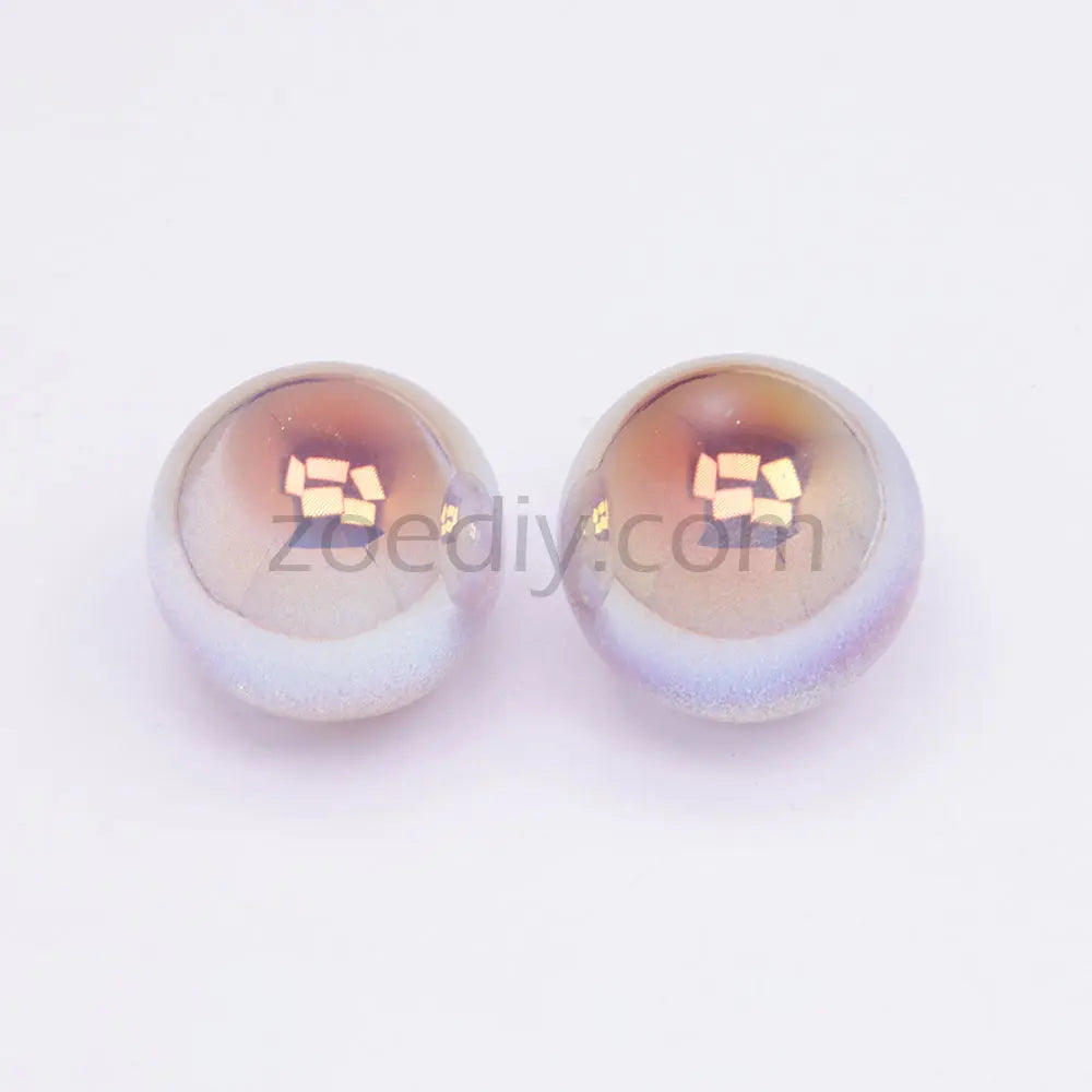 FS4693-25MM Half Hole Round Beads Zoe's DIY Shop