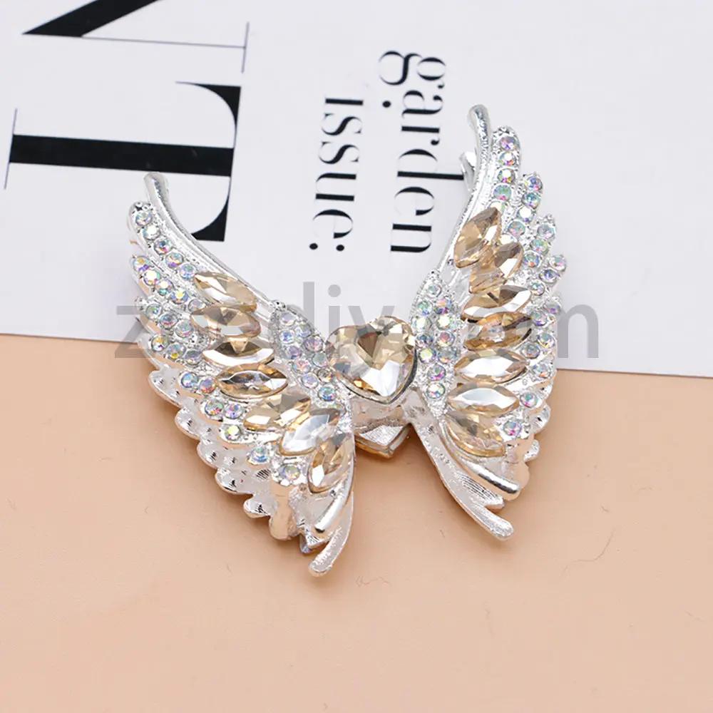 FS4694-45*20mm Angle Wings Alloy Beads Zoe's DIY Shop