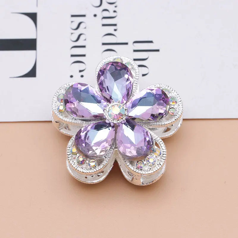 FS4833- 3.6×3.6 Cm Alloy Hollow-out Five-petal Alloy Beads That Can Pass A Pen For Keychain Jewelry Making Zoe's DIY Shop