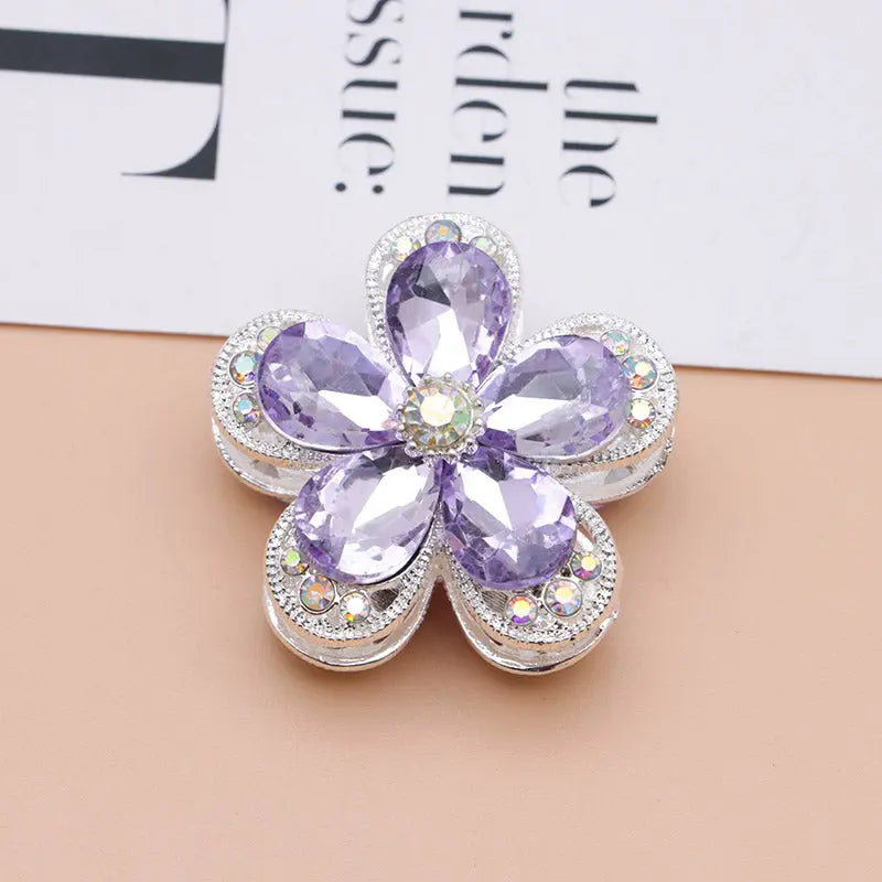 FS4833- 3.6×3.6 Cm Alloy Hollow-out Five-petal Alloy Beads That Can Pass A Pen For Keychain Jewelry Making Zoe's DIY Shop