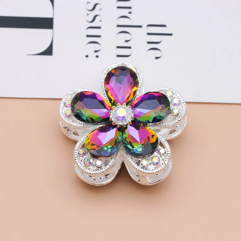 FS4833- 3.6×3.6 Cm Alloy Hollow-out Five-petal Alloy Beads That Can Pass A Pen For Keychain Jewelry Making Zoe's DIY Shop