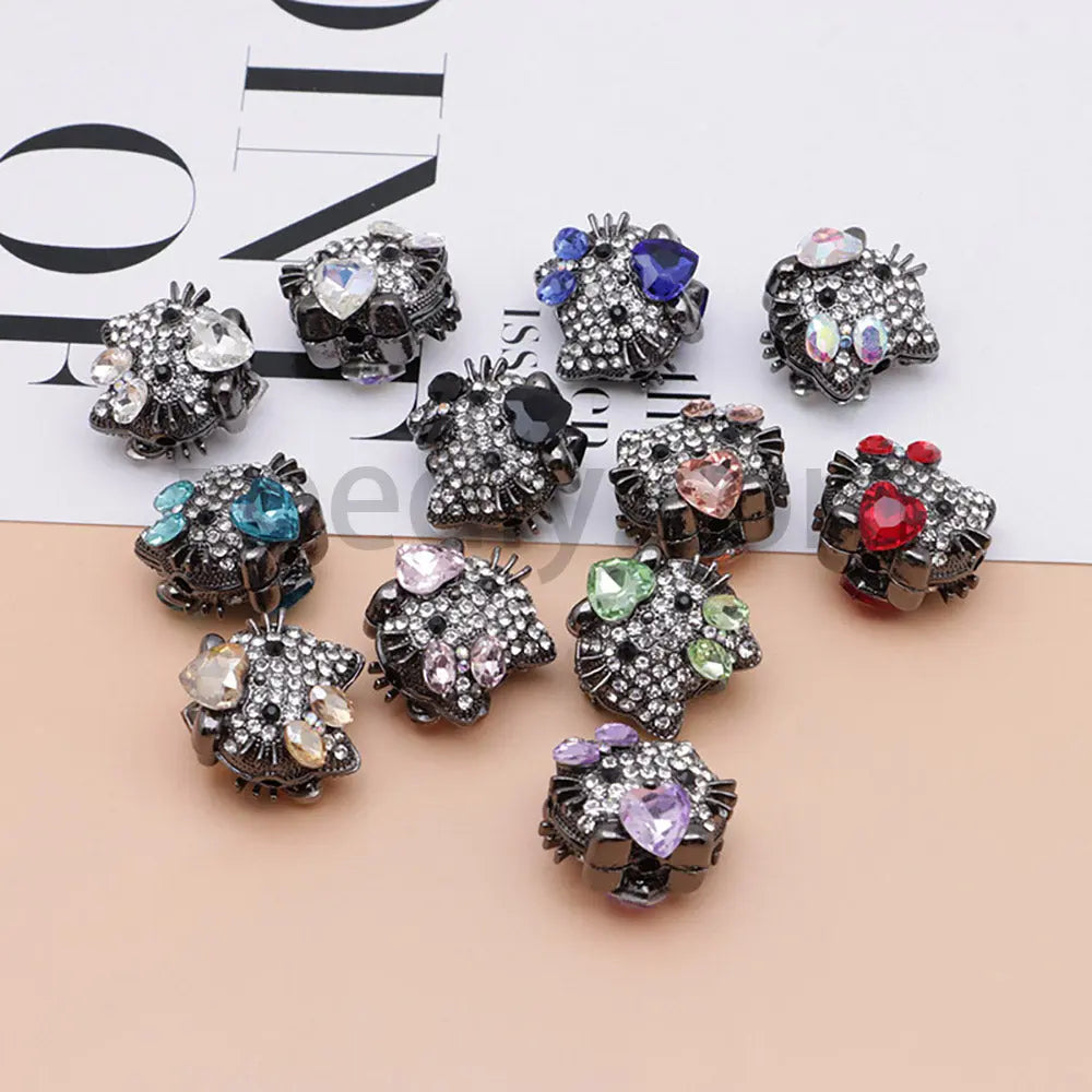FS4836-HK Diamond Alloy Beads Fit For Beadable Pens For Keychain Jewelry Making Zoe's DIY Shop