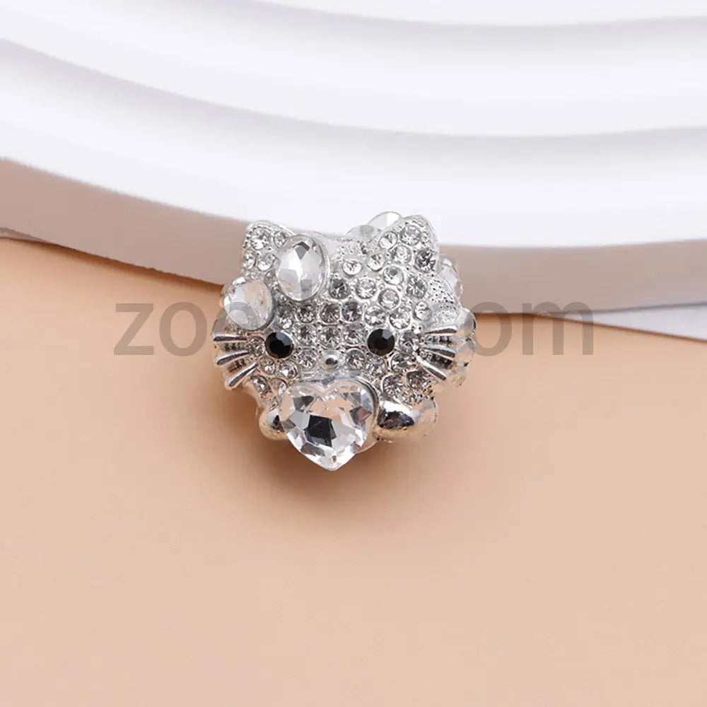 FS4836-HK Diamond Alloy Beads Fit For Beadable Pens For Keychain Jewelry Making Zoe's DIY Shop