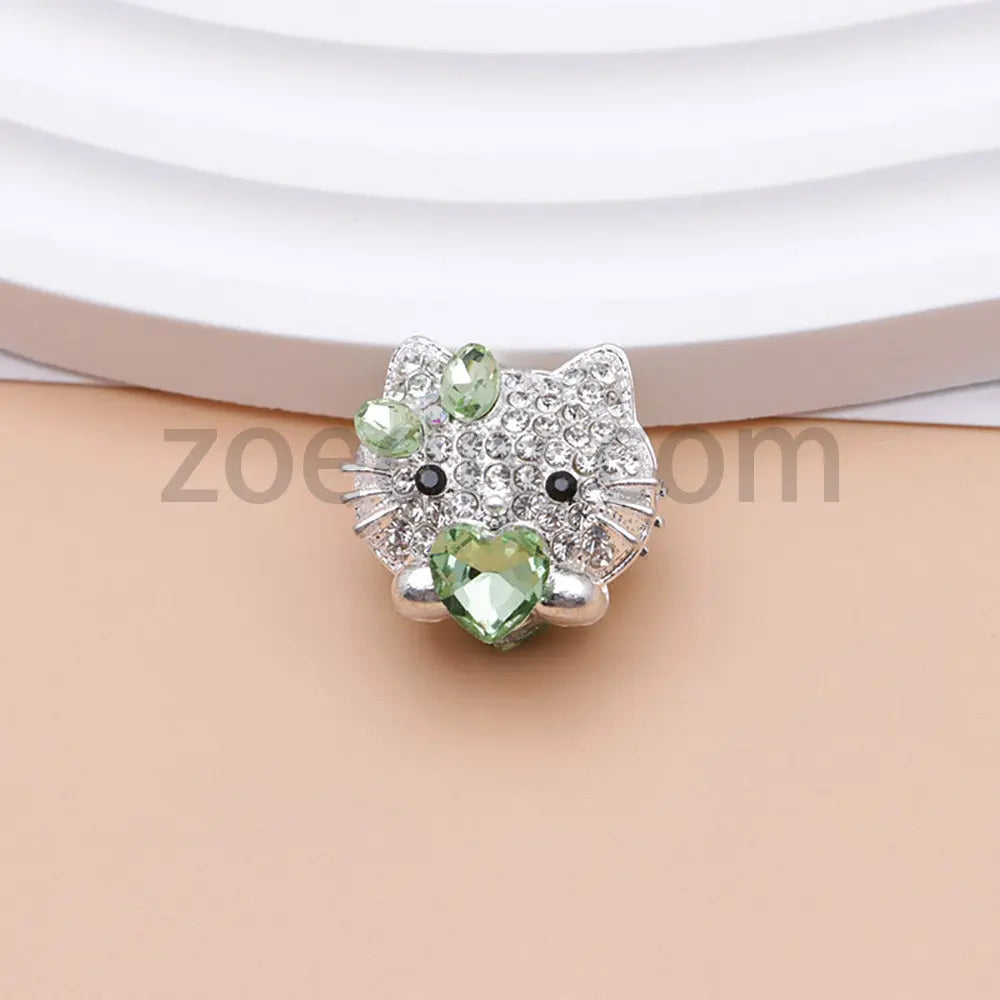 FS4836-HK Diamond Alloy Beads Fit For Beadable Pens For Keychain Jewelry Making Zoe's DIY Shop