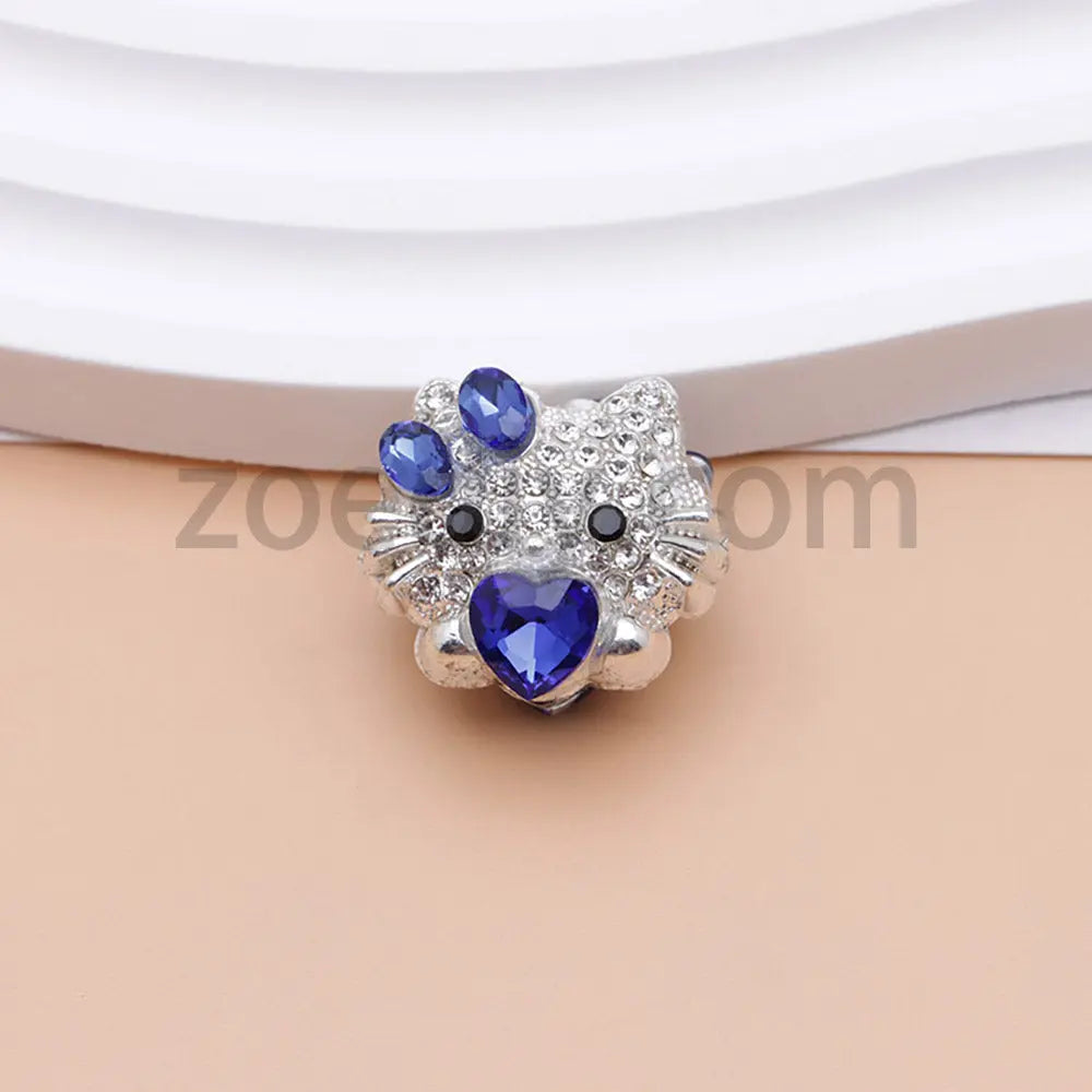 FS4836-HK Diamond Alloy Beads Fit For Beadable Pens For Keychain Jewelry Making Zoe's DIY Shop