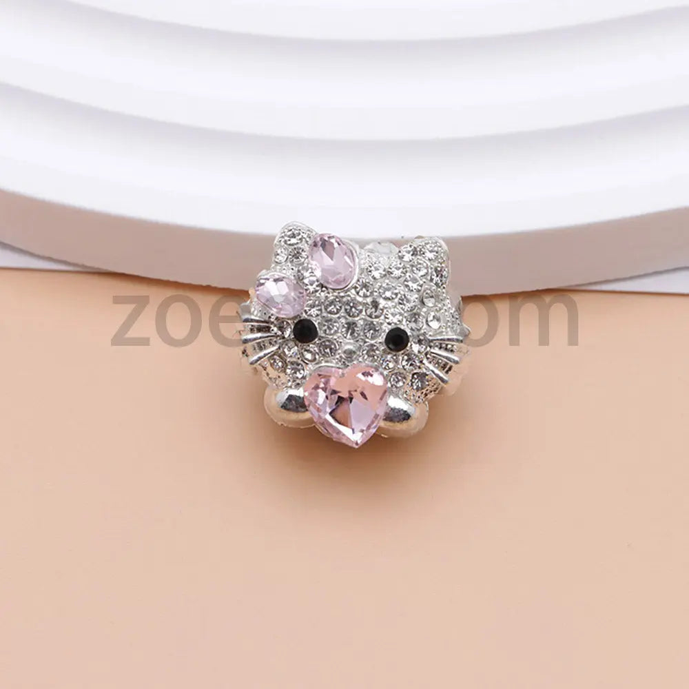 FS4836-HK Diamond Alloy Beads Fit For Beadable Pens For Keychain Jewelry Making Zoe's DIY Shop