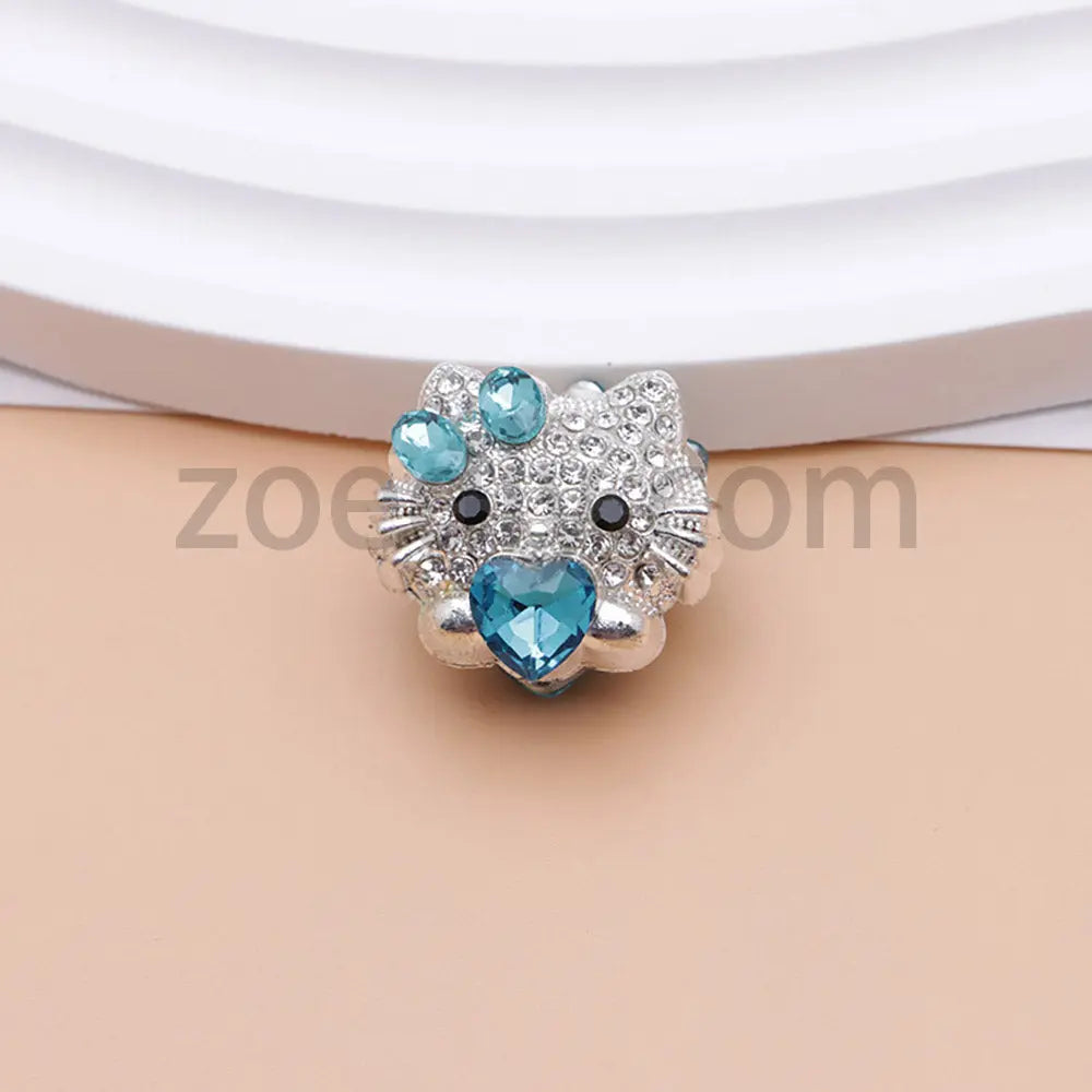 FS4836-HK Diamond Alloy Beads Fit For Beadable Pens For Keychain Jewelry Making Zoe's DIY Shop