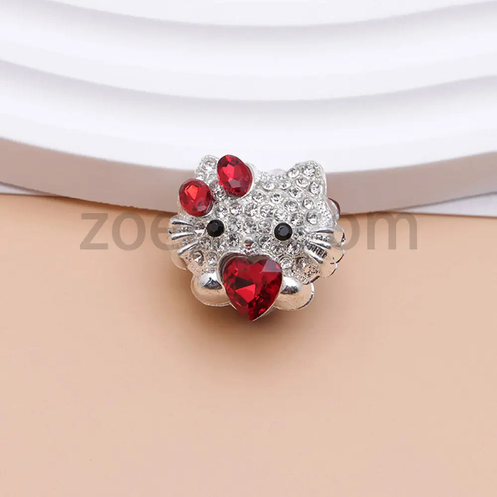 FS4836-HK Diamond Alloy Beads Fit For Beadable Pens For Keychain Jewelry Making Zoe's DIY Shop