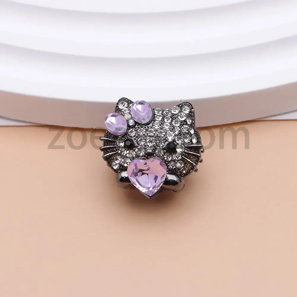 FS4836-HK Diamond Alloy Beads Fit For Beadable Pens For Keychain Jewelry Making Zoe's DIY Shop