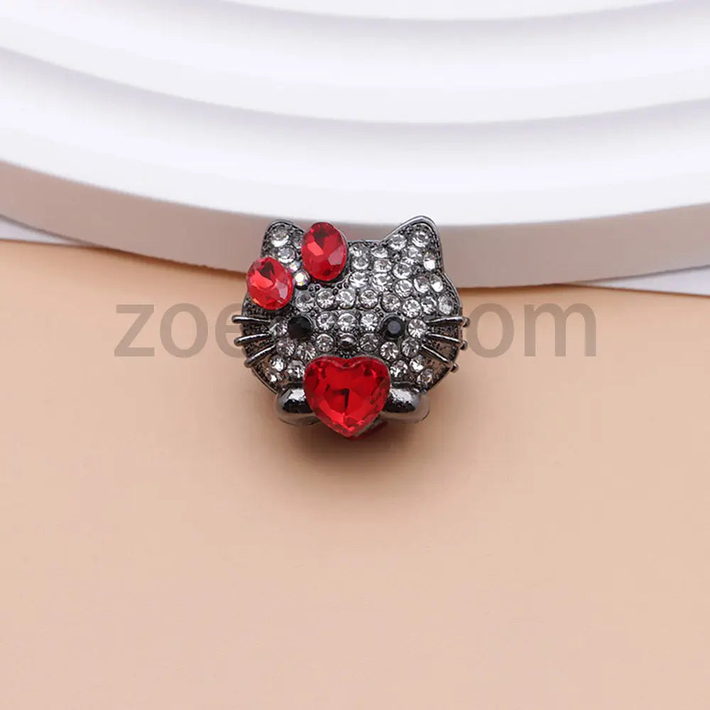 FS4836-HK Diamond Alloy Beads Fit For Beadable Pens For Keychain Jewelry Making Zoe's DIY Shop