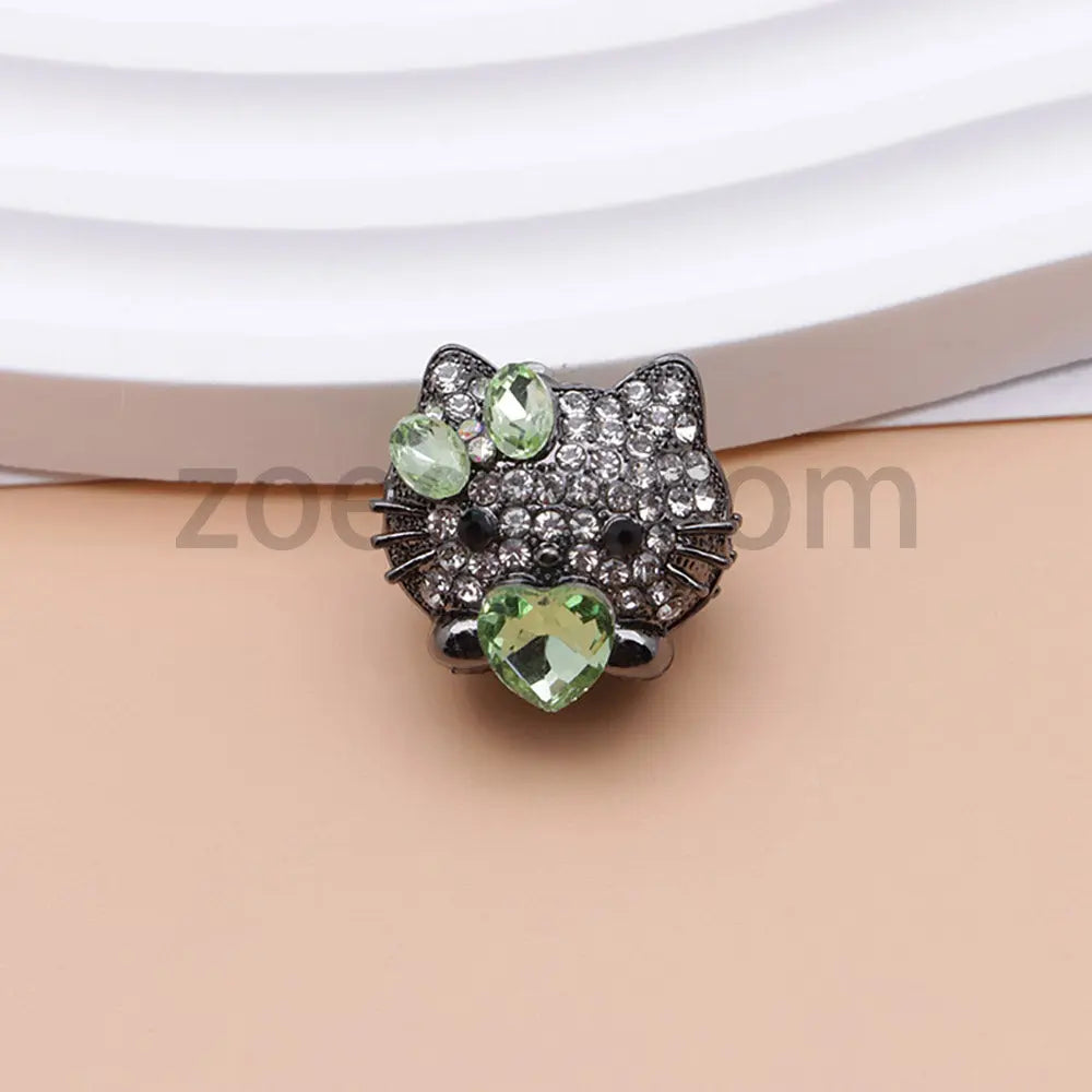 FS4836-HK Diamond Alloy Beads Fit For Beadable Pens For Keychain Jewelry Making Zoe's DIY Shop