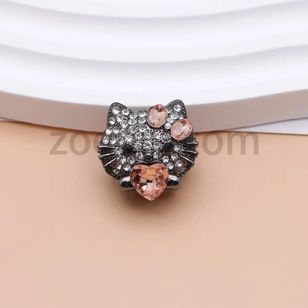 FS4836-HK Diamond Alloy Beads Fit For Beadable Pens For Keychain Jewelry Making Zoe's DIY Shop