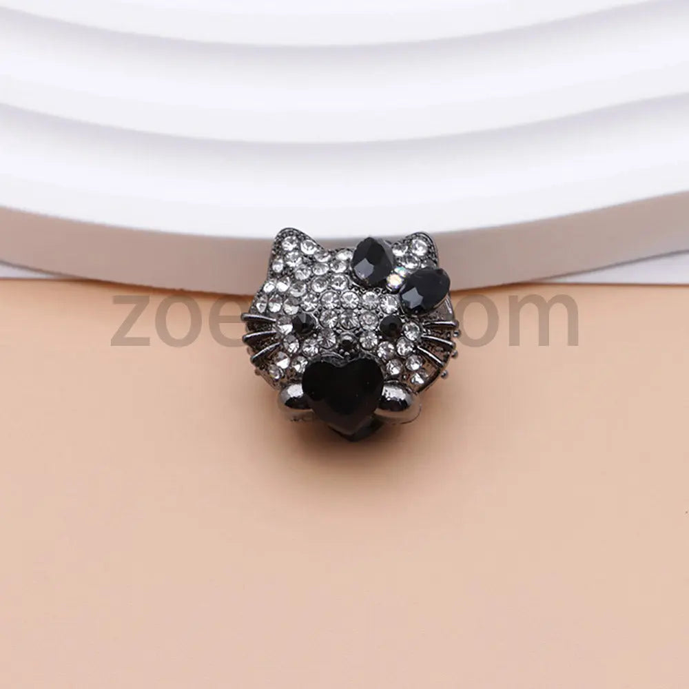 FS4836-HK Diamond Alloy Beads Fit For Beadable Pens For Keychain Jewelry Making Zoe's DIY Shop