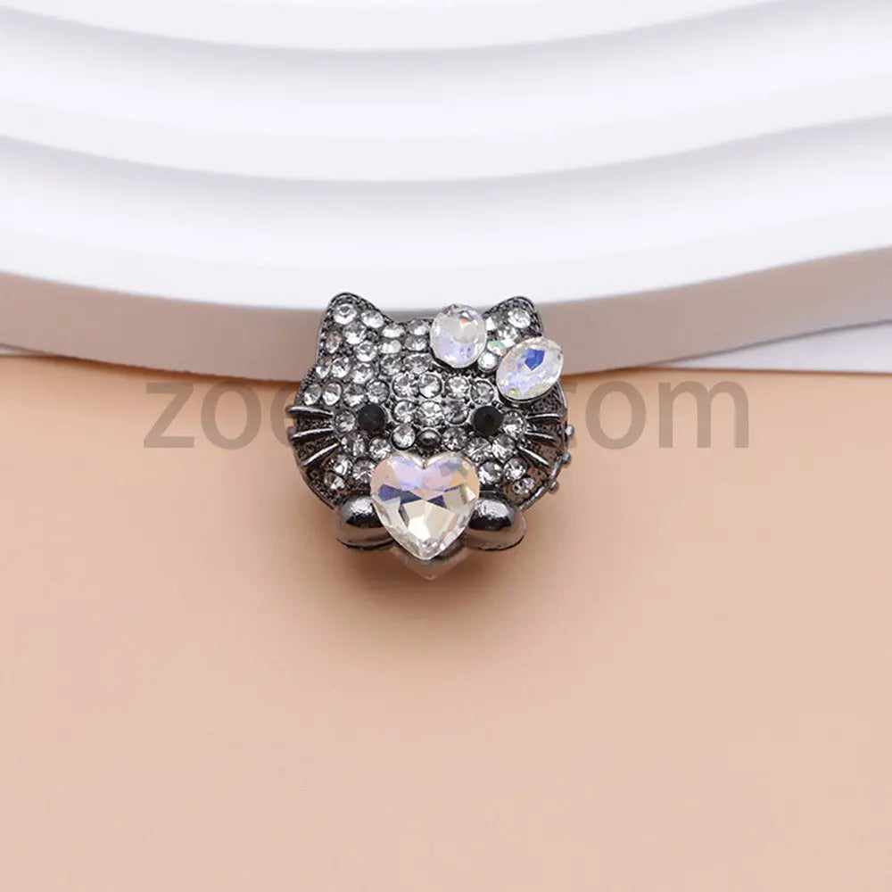 FS4836-HK Diamond Alloy Beads Fit For Beadable Pens For Keychain Jewelry Making Zoe's DIY Shop