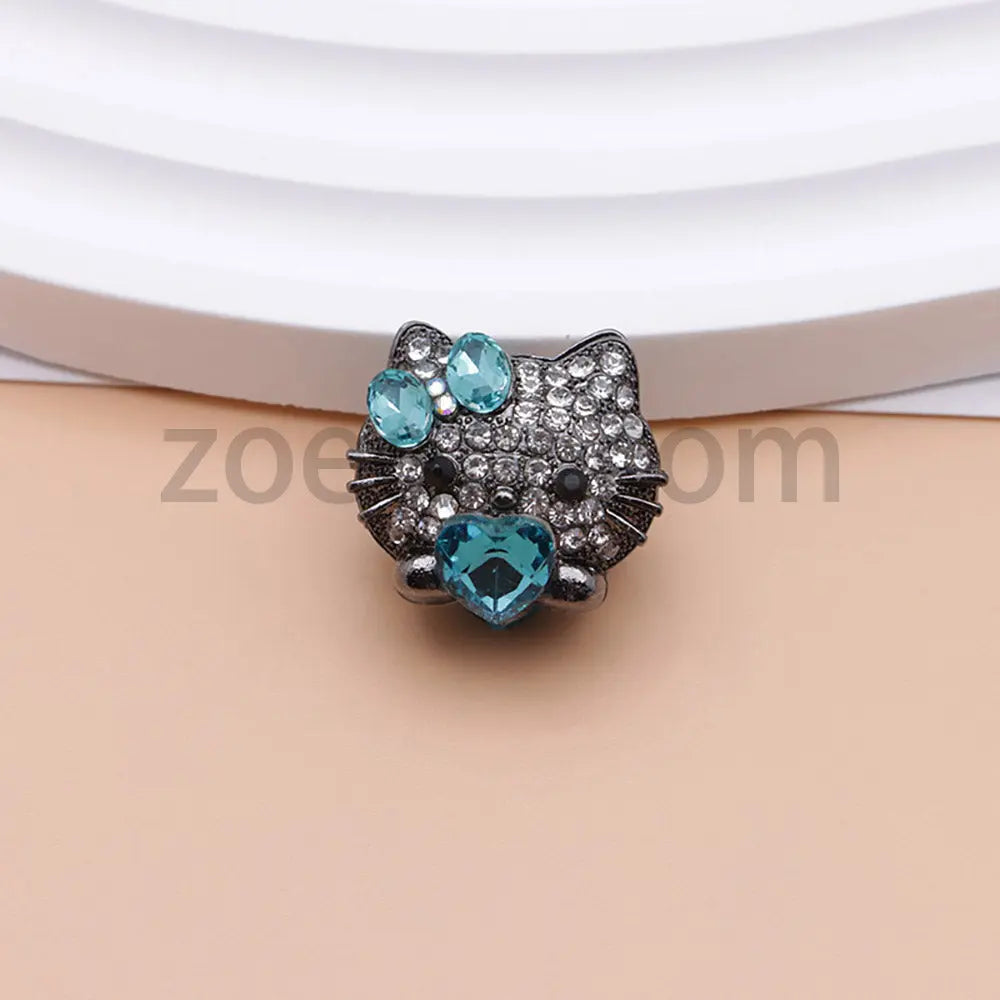 FS4836-HK Diamond Alloy Beads Fit For Beadable Pens For Keychain Jewelry Making Zoe's DIY Shop