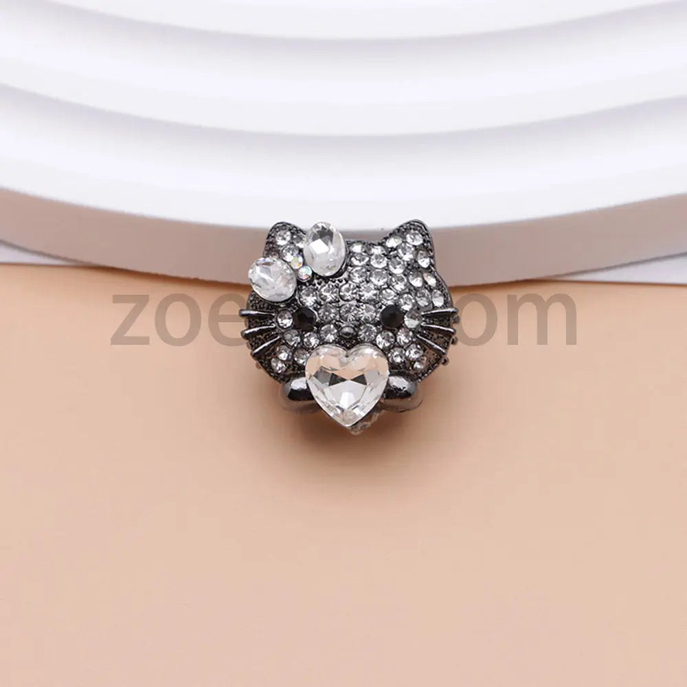 FS4836-HK Diamond Alloy Beads Fit For Beadable Pens For Keychain Jewelry Making Zoe's DIY Shop
