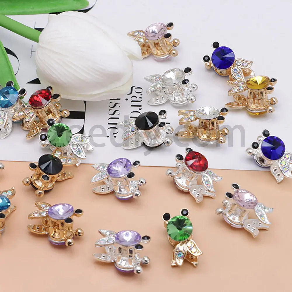 FS4837-Koi Alloy Diamond Beads Fit For Beadable Pens For Keychain Jewelry Making Zoe's DIY Shop