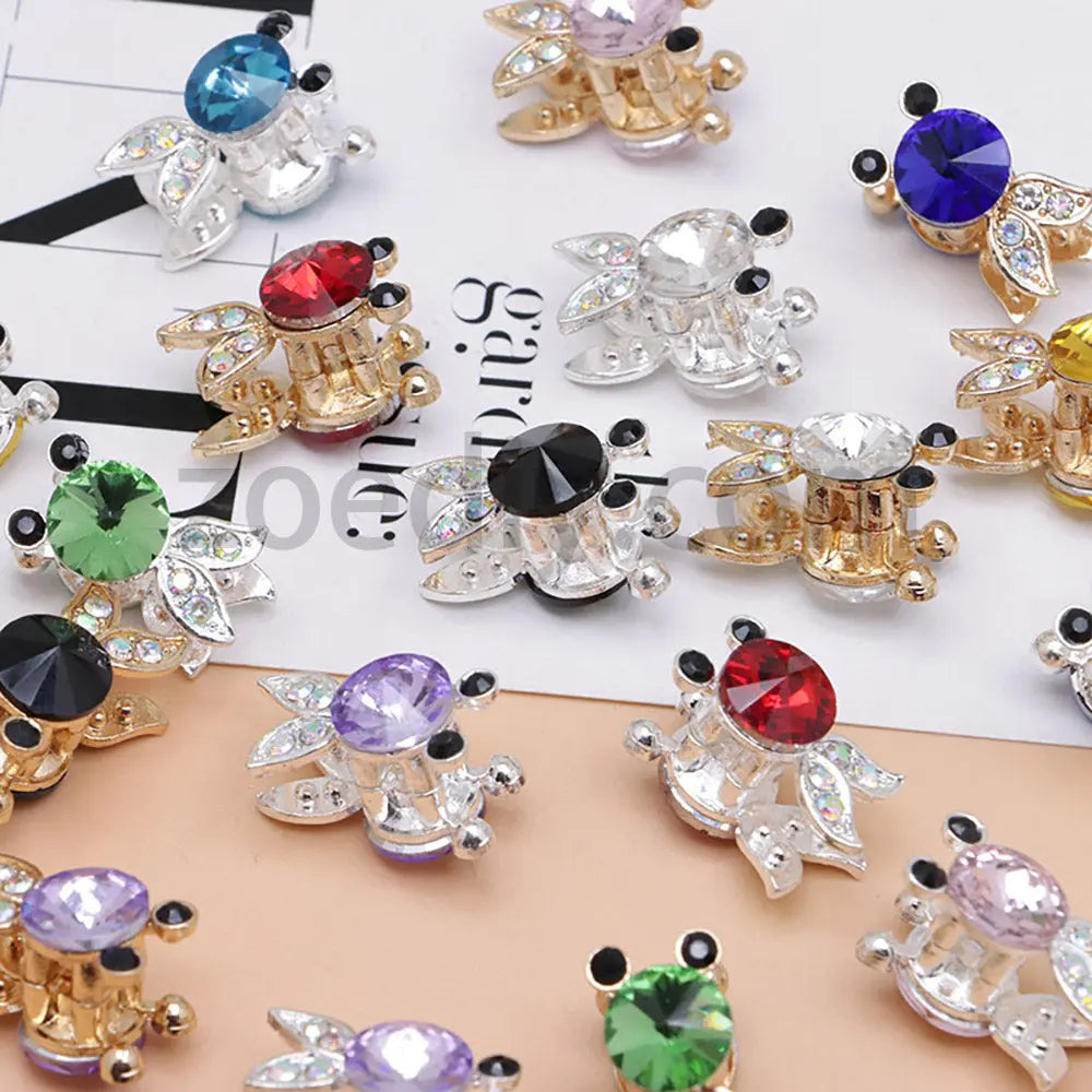 FS4837-Koi Alloy Diamond Beads Fit For Beadable Pens For Keychain Jewelry Making Zoe's DIY Shop