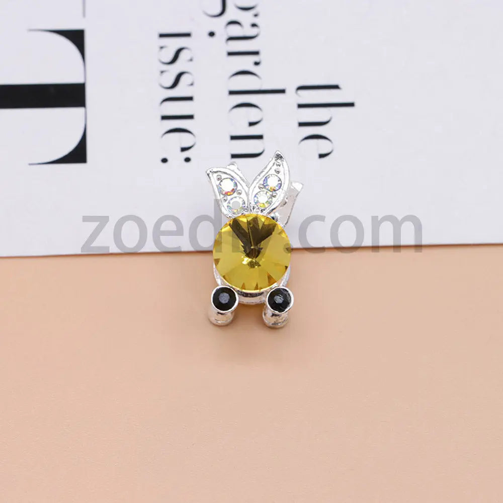 FS4837-Koi Alloy Diamond Beads Fit For Beadable Pens For Keychain Jewelry Making Zoe's DIY Shop