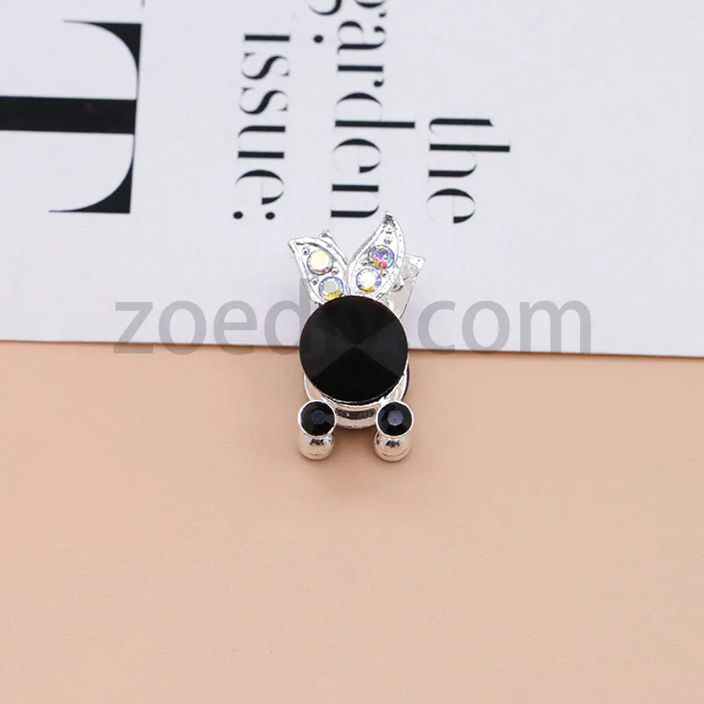 FS4837-Koi Alloy Diamond Beads Fit For Beadable Pens For Keychain Jewelry Making Zoe's DIY Shop