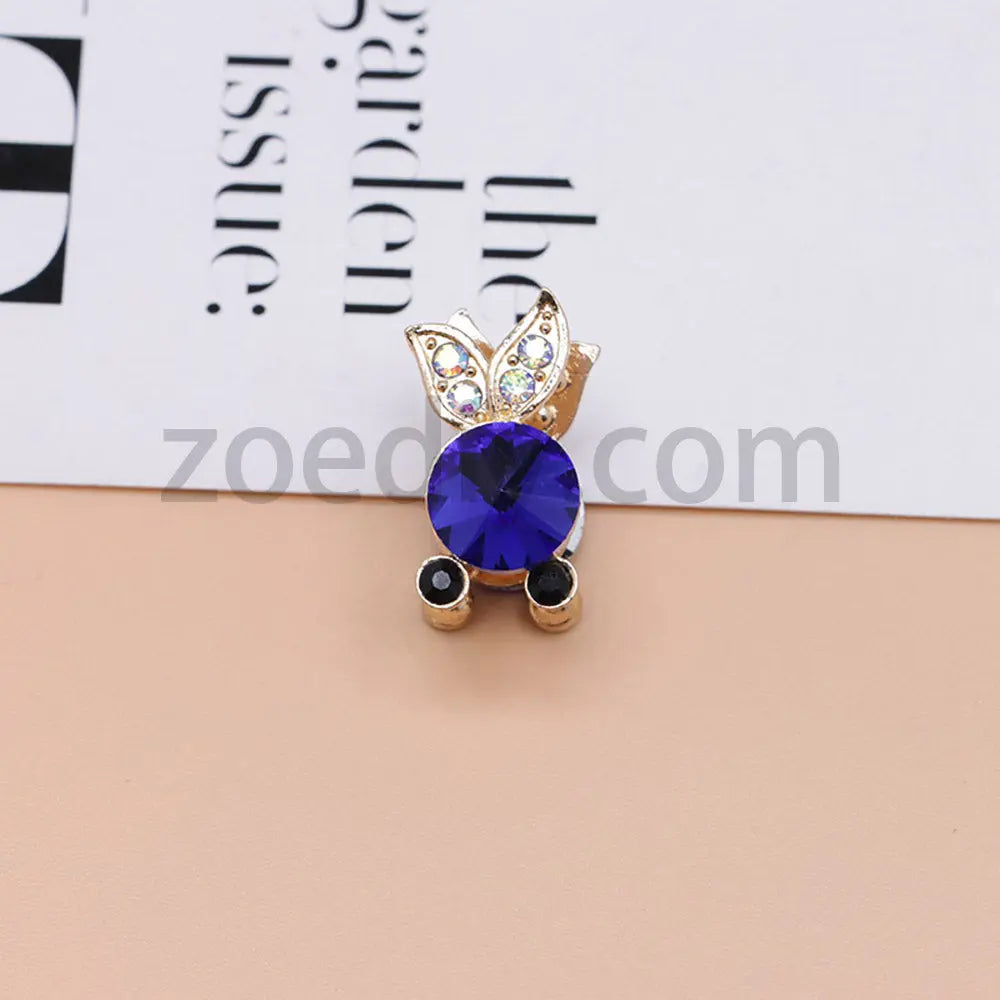 FS4837-Koi Alloy Diamond Beads Fit For Beadable Pens For Keychain Jewelry Making Zoe's DIY Shop