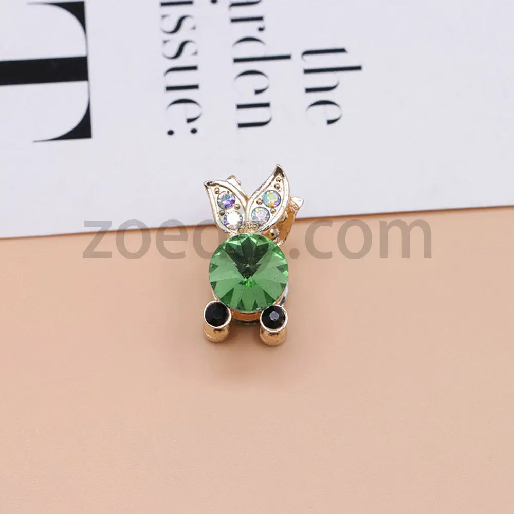 FS4837-Koi Alloy Diamond Beads Fit For Beadable Pens For Keychain Jewelry Making Zoe's DIY Shop