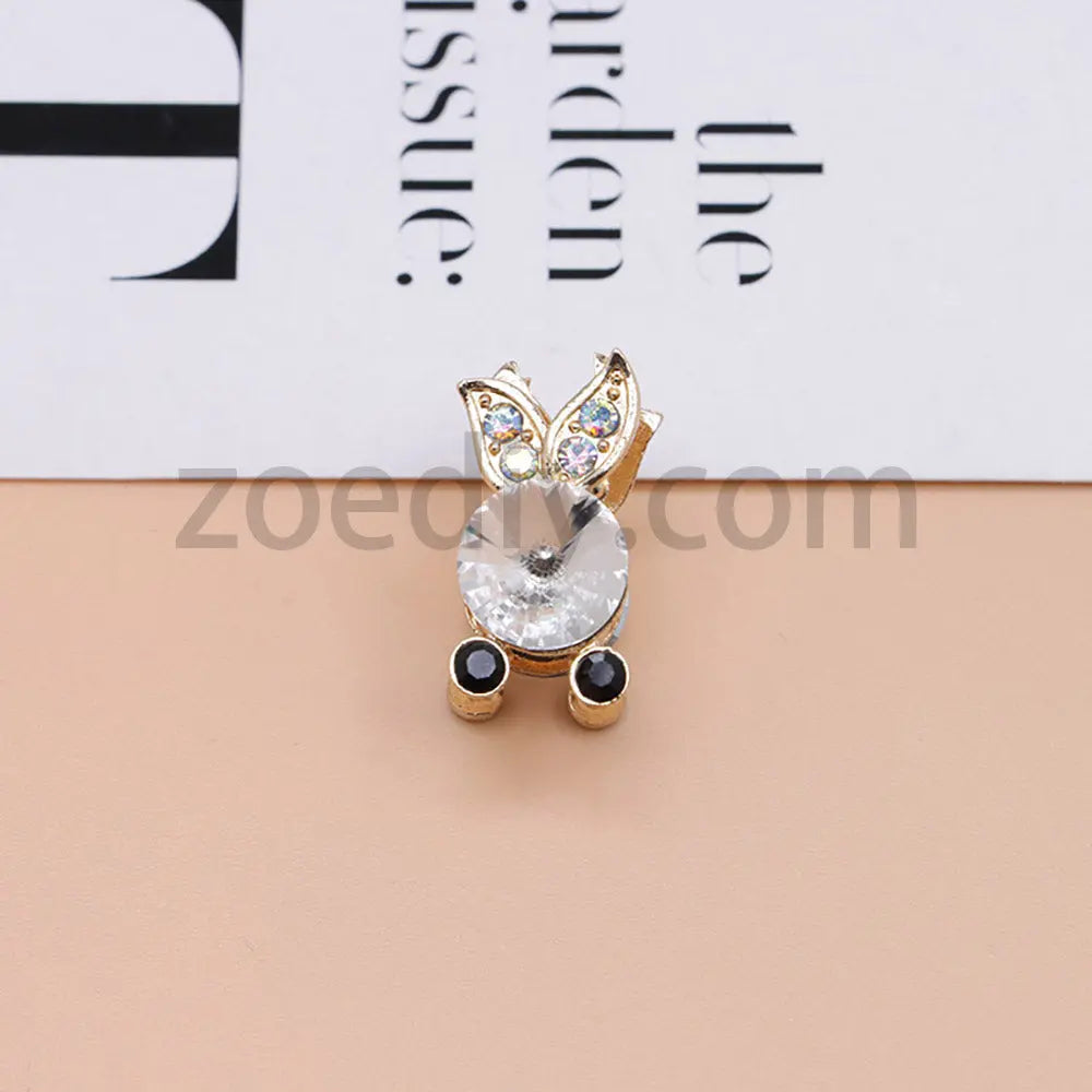 FS4837-Koi Alloy Diamond Beads Fit For Beadable Pens For Keychain Jewelry Making Zoe's DIY Shop