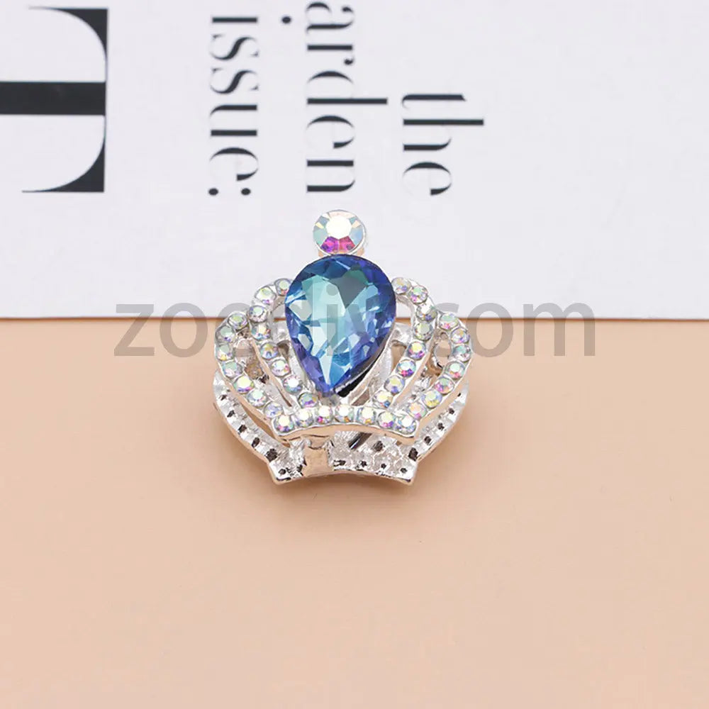 FS4838-Diamond Crown Alloy Beads Fit For Beadable Pens For Keychain Jewelry Making Zoe's DIY Shop