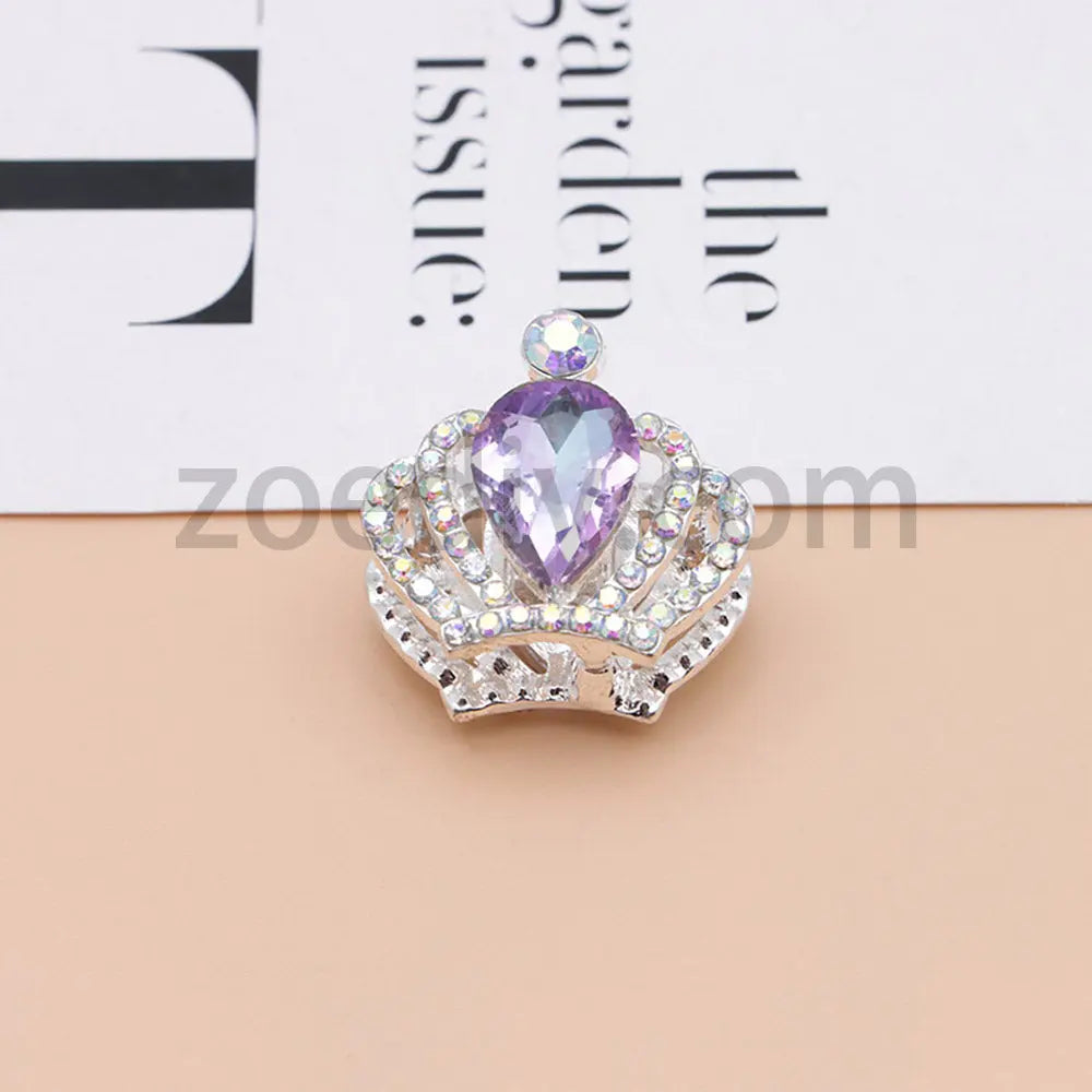 FS4838-Diamond Crown Alloy Beads Fit For Beadable Pens For Keychain Jewelry Making Zoe's DIY Shop