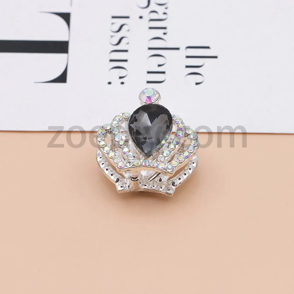 FS4838-Diamond Crown Alloy Beads Fit For Beadable Pens For Keychain Jewelry Making Zoe's DIY Shop