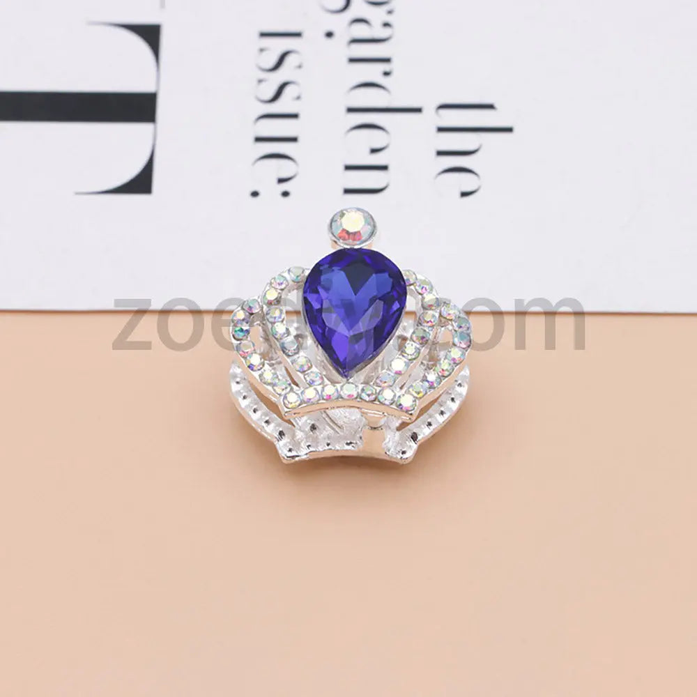 FS4838-Diamond Crown Alloy Beads Fit For Beadable Pens For Keychain Jewelry Making Zoe's DIY Shop