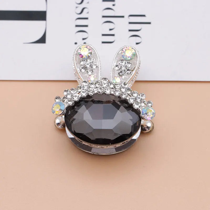 FS4839- 3.4×3.3×2.4 Cm Rabbit Alloy Beads Four - Way Passable For Pens For Keychain Jewelry Making Zoe's DIY Shop