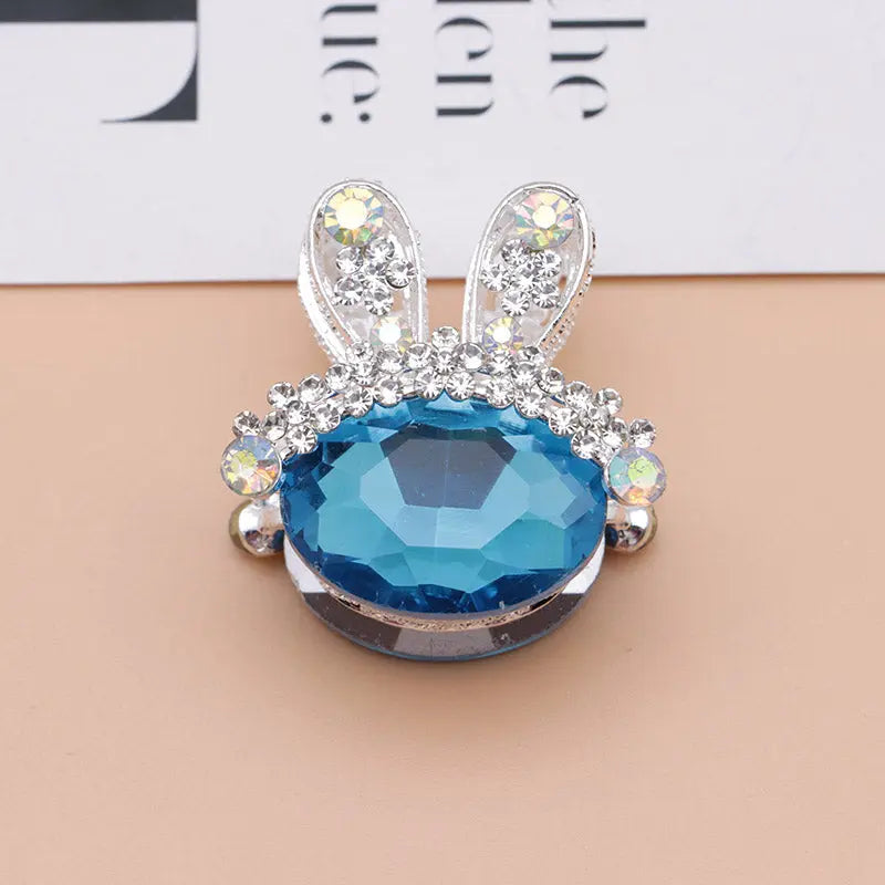 FS4839- 3.4×3.3×2.4 Cm Rabbit Alloy Beads Four - Way Passable For Pens For Keychain Jewelry Making Zoe's DIY Shop