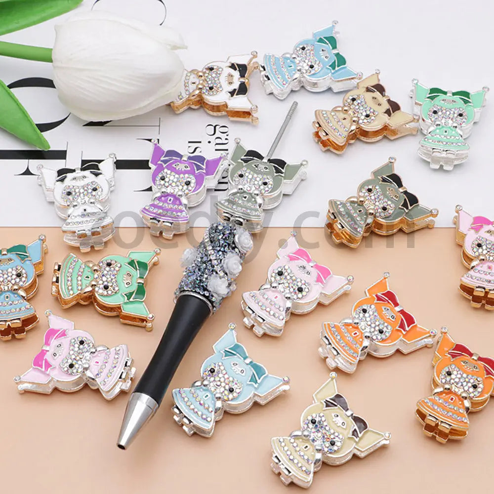 FS4841-Kuromi Alloy Beads Fit For Beadable Pens For Keychain Jewelry Making Zoe's DIY Shop