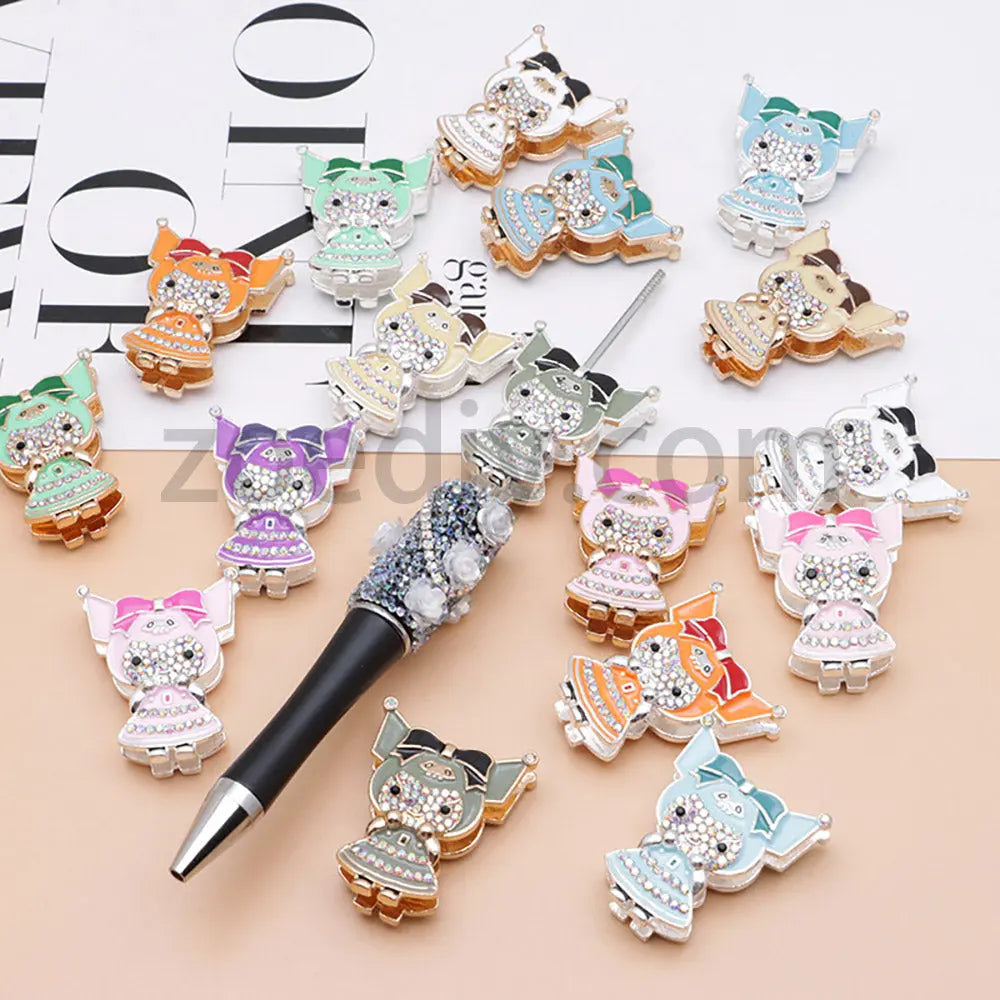 FS4841-Kuromi Alloy Beads Fit For Beadable Pens For Keychain Jewelry Making Zoe's DIY Shop