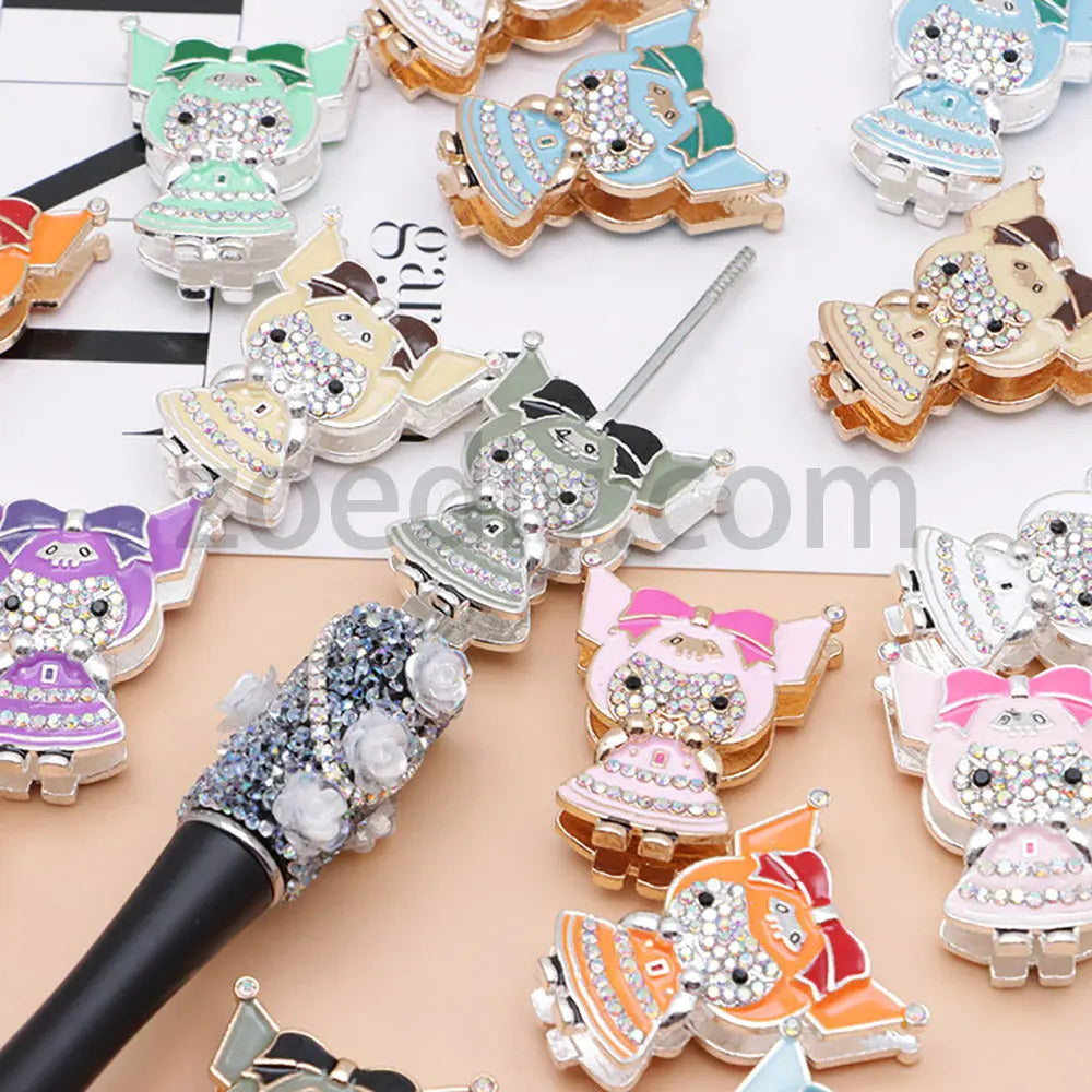 FS4841-Kuromi Alloy Beads Fit For Beadable Pens For Keychain Jewelry Making Zoe's DIY Shop