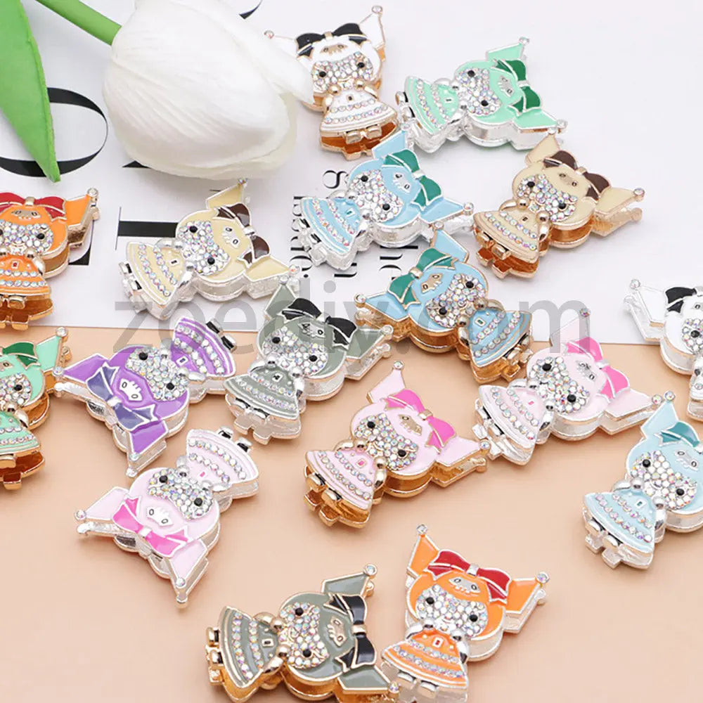 FS4841-Kuromi Alloy Beads Fit For Beadable Pens For Keychain Jewelry Making Zoe's DIY Shop