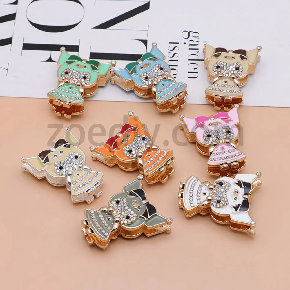 FS4841-Kuromi Alloy Beads Fit For Beadable Pens For Keychain Jewelry Making Zoe's DIY Shop