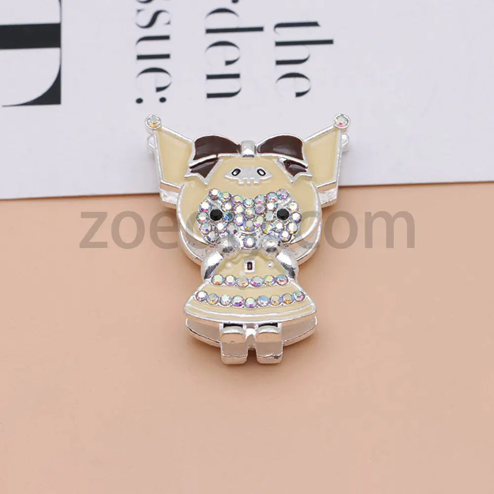 FS4841-Kuromi Alloy Beads Fit For Beadable Pens For Keychain Jewelry Making Zoe's DIY Shop